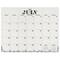 July 2025 - June 2026 Large Floral Desk Pad Monthly Blotter Calendar